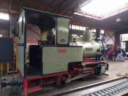 Dampflokomotive der Firma Orenstein&Koppel, Baujahr 1913.